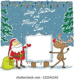 Santa with wish list