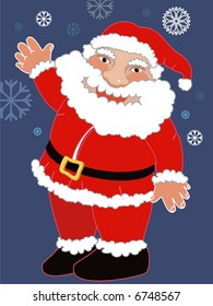 Santa wishes Merry Christmas and a happy new year!