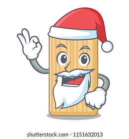 Santa wooden cutting board mascot cartoon
