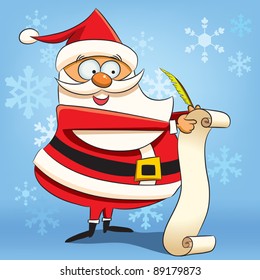Santa Writing Wish List