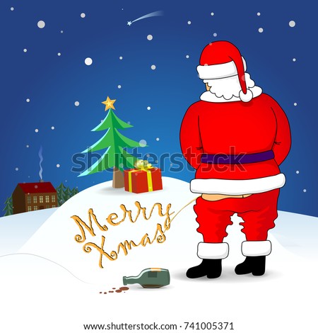 santa wrote the inscription on the snow merry xmas merry christmas and happy - Who Wrote Blue Christmas santa wrote the inscription on the snow merry xmas merry christmas and happy - Who Wrote Blue Christmas