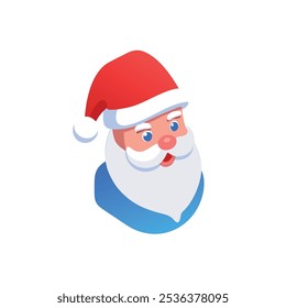 santa-claus icon vector illustration style