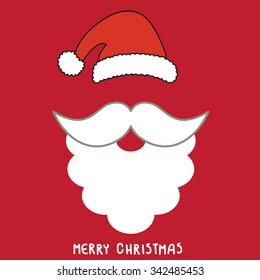 Santa's background card