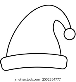 Santa's Cap (vector  symbol Christmas Icons