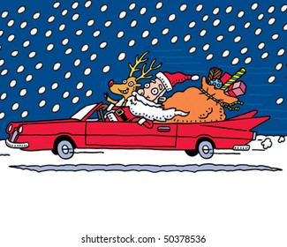 Santa's car.