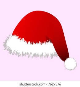 Santa's Christmas Hat - vector illustration