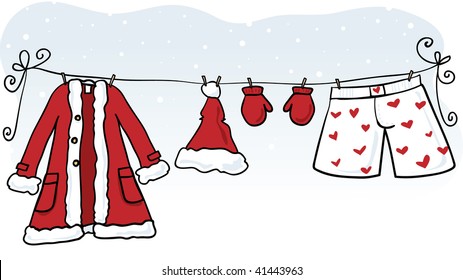 Santa's Clothesline