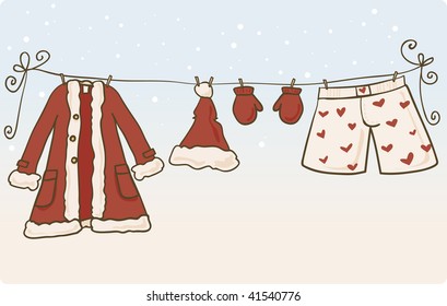 Santa's Clothesline