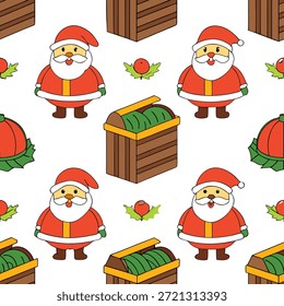 Concepto de la estación de compostaje de Santas como fondo transparente de Santa en una estación de compostaje que muestra materiales compostables. El diseño utiliza Elementos de dibujos animados juguetones y colores vibrantes que proporcionan espacio para el texto promocional. en Foto Stock Concepto, espacio de copia para publicidad o Anuncio con Foto Realista como detalle de alta calidad --ar 7:2