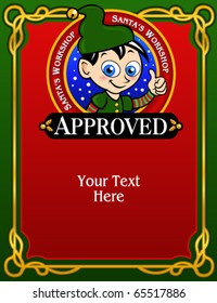 Santa's Elf Approval Card / Diploma