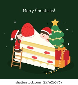 Santa's Elves Preparing for Christmas