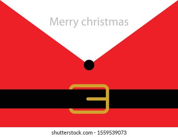 Santa's Envelope Body Background. Ornament And Christmas Gift