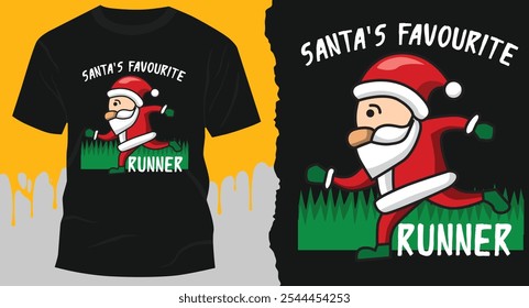 santa's favorite christmas t shirt season design 