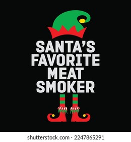 Santa's Favorite Meat Smoker Smoking BBQ