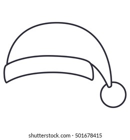 Santas hat of Christmas season design