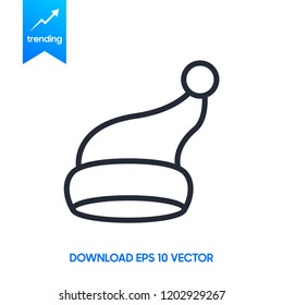 santa's hat icon illustration isolated vector sign symbol