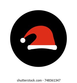 santa's hat icon illustration isolated vector sign symbol.