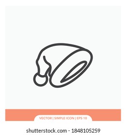 Santa's hat Symbol Icon Vector Illustration