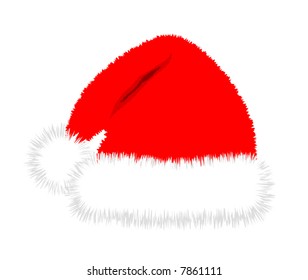Santa's hat (vector)