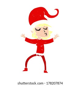 caricatura de ayuda de santa
