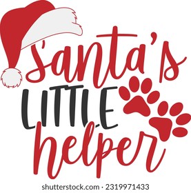 Santa's Little Helper - Christmas Dog