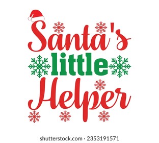 Santa's little helper svg, A hat vector, Merry Christmas, Happy New, magic svg, Christmas T shirt, jolly,  holiday, Silhouette Merry cut file svg, joy, Cut File for Cricut, Christmas Bundle