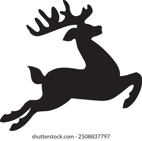 Santa's Reindeer Vector" captures the festive spirit with clean, detailed reindeer illustrations perfect for holiday cards, banners, and seasonal designs. versatile and ready for all projects