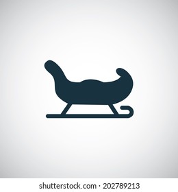 Santa's sleigh icon