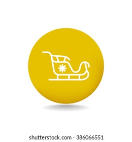 Santa's sleigh icon