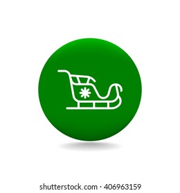 Santa's sleigh icon