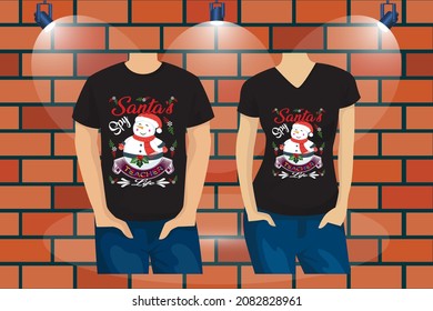 santa's spy teacher life Christmas Tshirt
