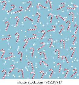 Santa's stripes cane. vector illustration background.