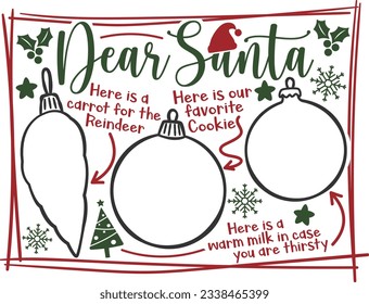 Santa's Tray - Christmas Design