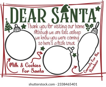 Santa's Tray - Christmas Design