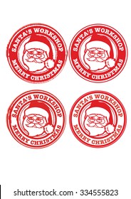 Santa's Workshop Stamps