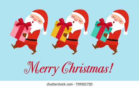 Santa.Vector illustration.