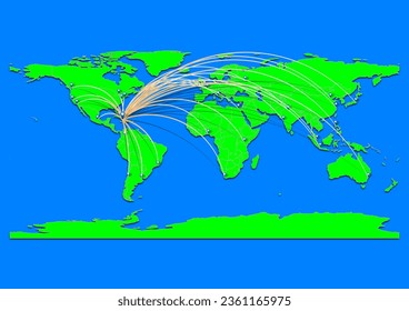 Santiago de Cuba, Cuba map - Concept map for Santiago de Cuba, Cuba on World map. Suitable for export concepts. File is suitable for digital editing and prints of all sizes.