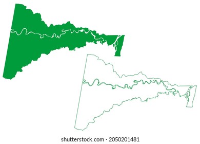 Santo Antonio do Ica municipality (Amazonas state, Municipalities of Brazil, Federative Republic of Brazil) map vector illustration, scribble sketch Santo Antonio do Ica map