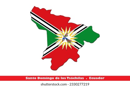 Santo Domingo de los Tsáchilas Flag - Provinces of Ecuador