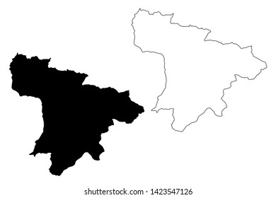 Santo Domingo de los Tsachilas Province (Republic of Ecuador, Provinces of Ecuador) map vector illustration, scribble sketch Santo Domingo de los Tsachilas map