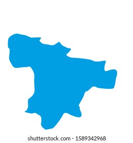 santo domingo region map in country of Ecuador