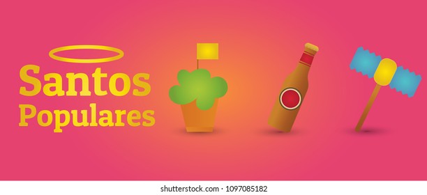 Santos populares svg