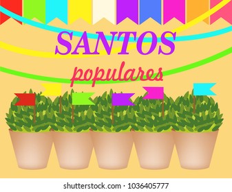 Santos Populares Postcard