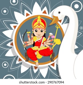 Santoshi Mata - Indian Goddess svg