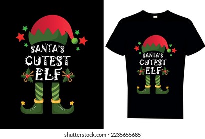 sant's cutest elf t shirt design