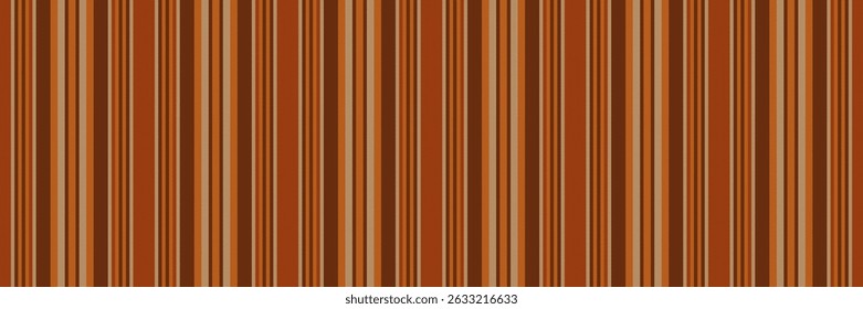 Sanufacturing vector stripe seamless, book pattern fabric texture. Panel vertical background textile lines in orange and wheat colors palette.