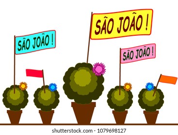 Sao Joao , background,vector.