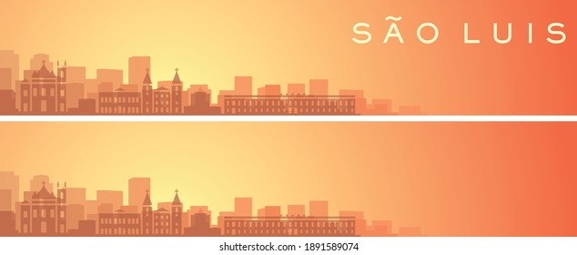 Sao Luis Beautiful Skyline Scenery Banner