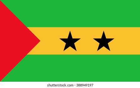 Sao Tome and Principe Flag