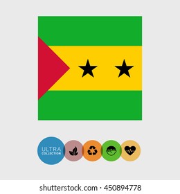 Sao Tome and Principe flag